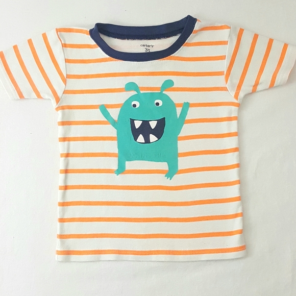 CARTER'S 3 Pc Monster Pajama Set - Picture 2 of 8